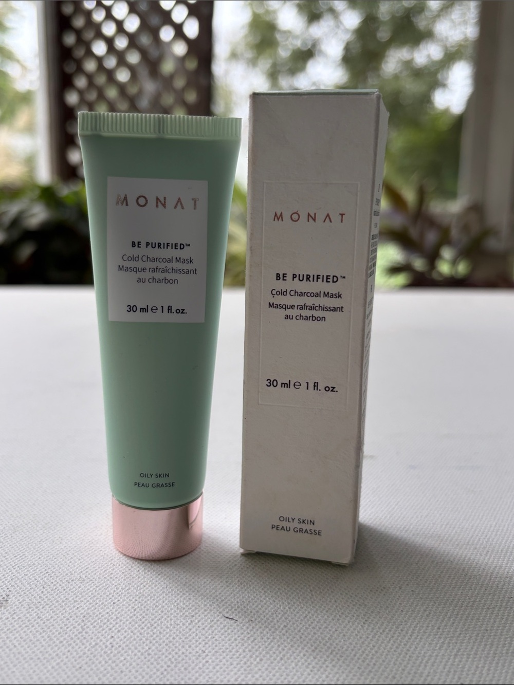 Monat Be Purified Cold Charcoal Mask 30ml 1 fl oz Oily Skin Treatment